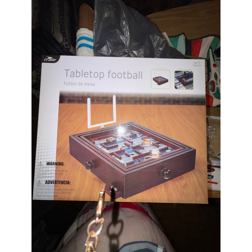 Crane Tabletop Football Game Soccer Fun for Kids Ages 6+